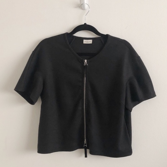 Dries van noten cropped wool top - Picture 1 of 4